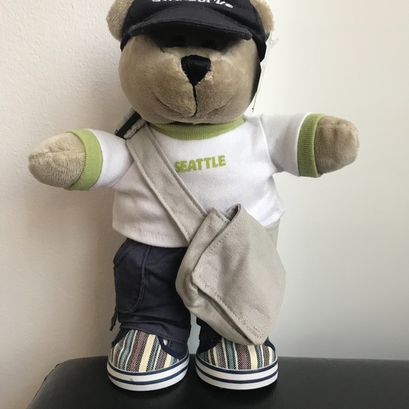 NWT Starbucks Bearista Seattle Teddy Bear - Picture 2 of 9